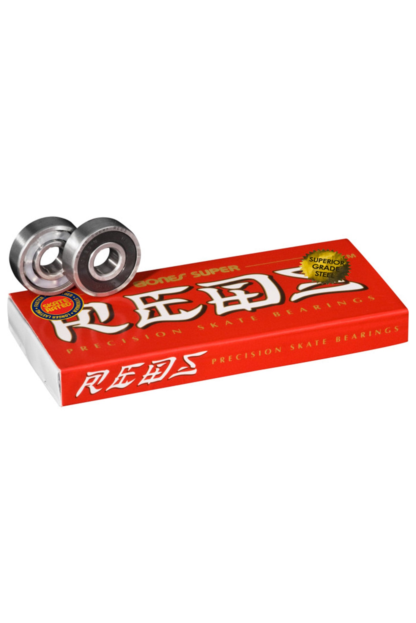 Bones® Super REDS® Skateboard Bearings 8 pack