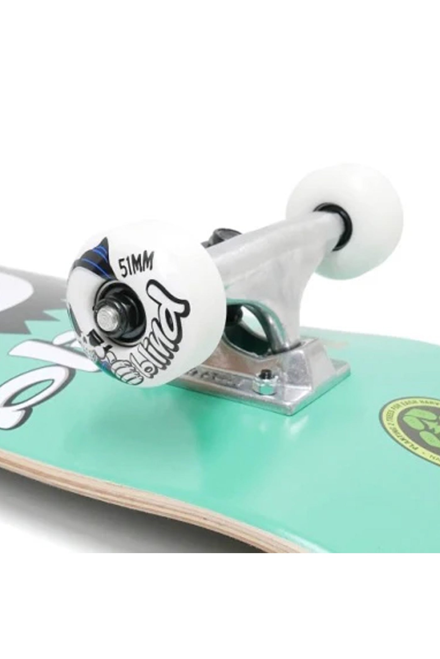 Blind Complete - Checkered Reaper 7.375" Mid (Teal) - SkateNation