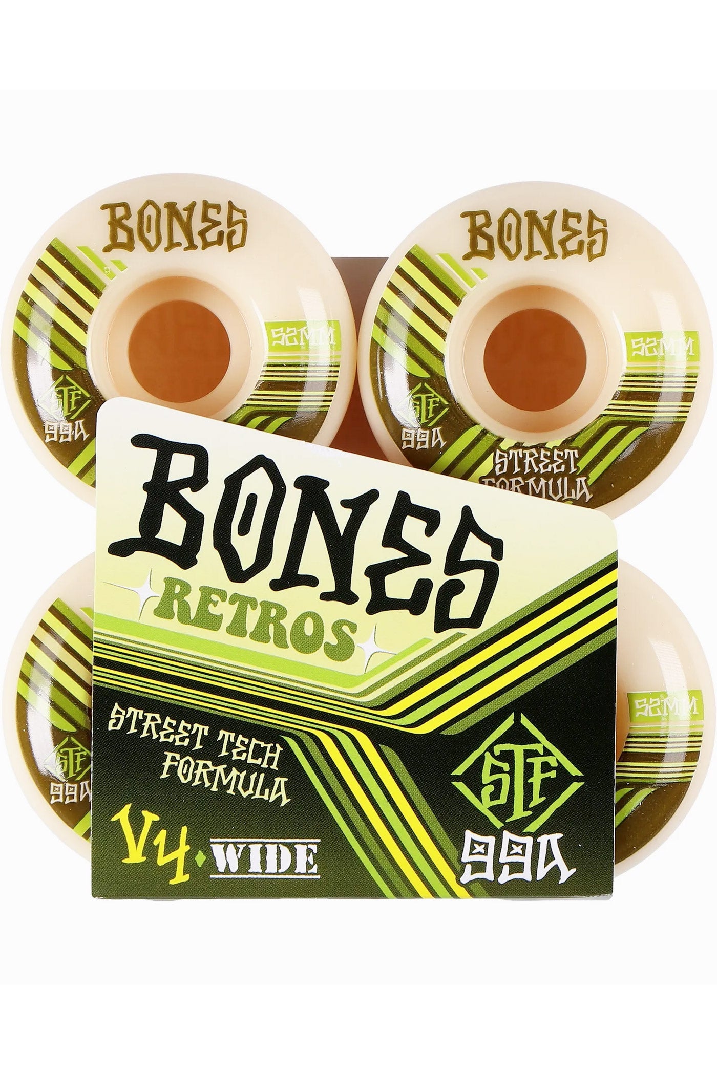 Bones Retros 99a 52mm Wheels - SkateNation