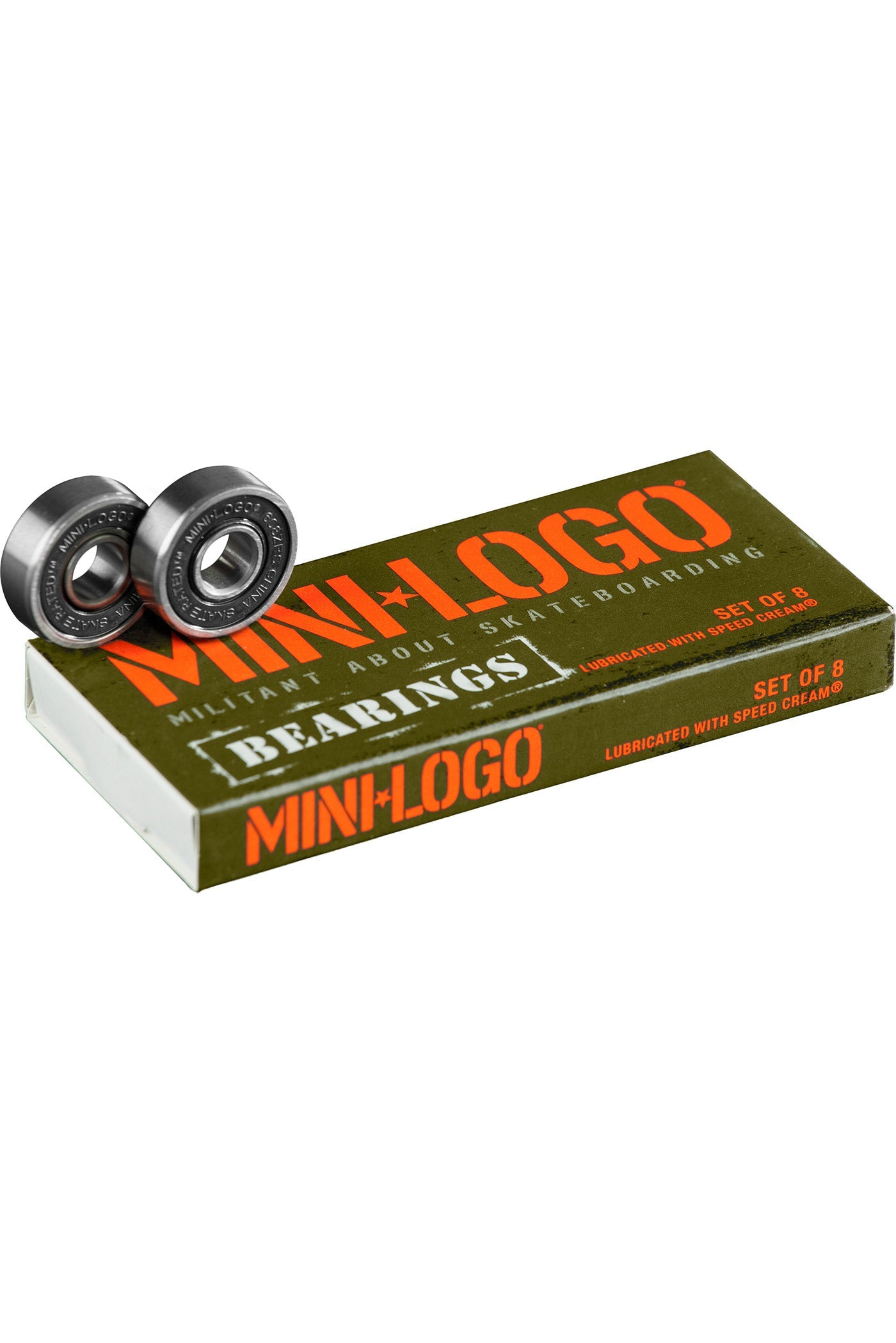 Mini Logo Skateboard Bearings Series 3 8mm Single 8pk - SkateNation