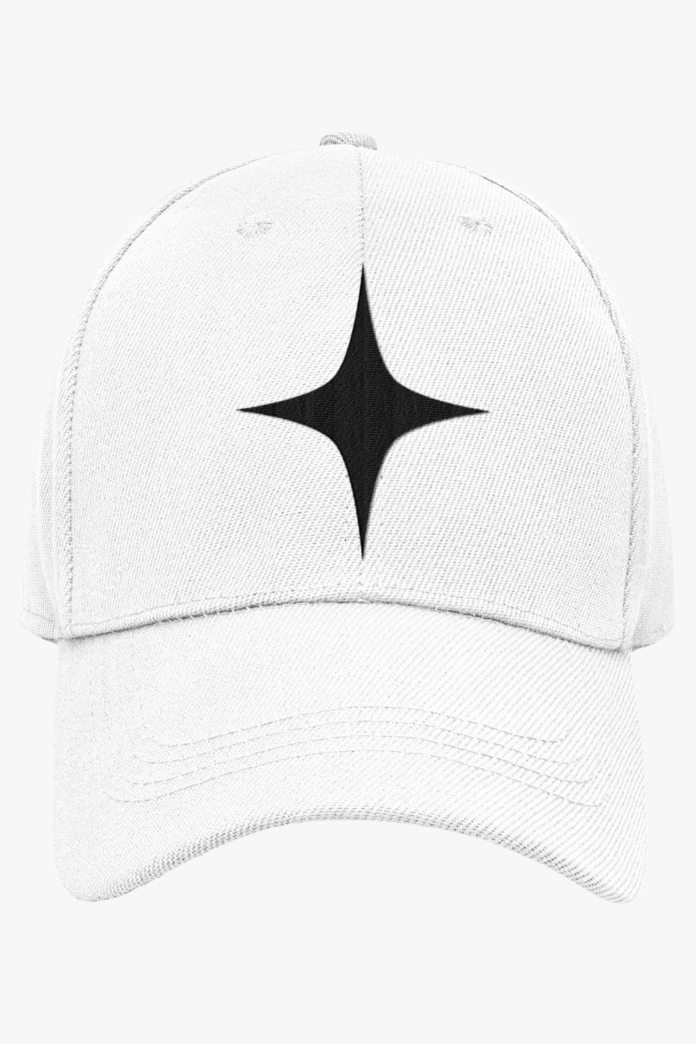 White SkateNation Star Branded Cap white-skatenation-star-branded-cap
