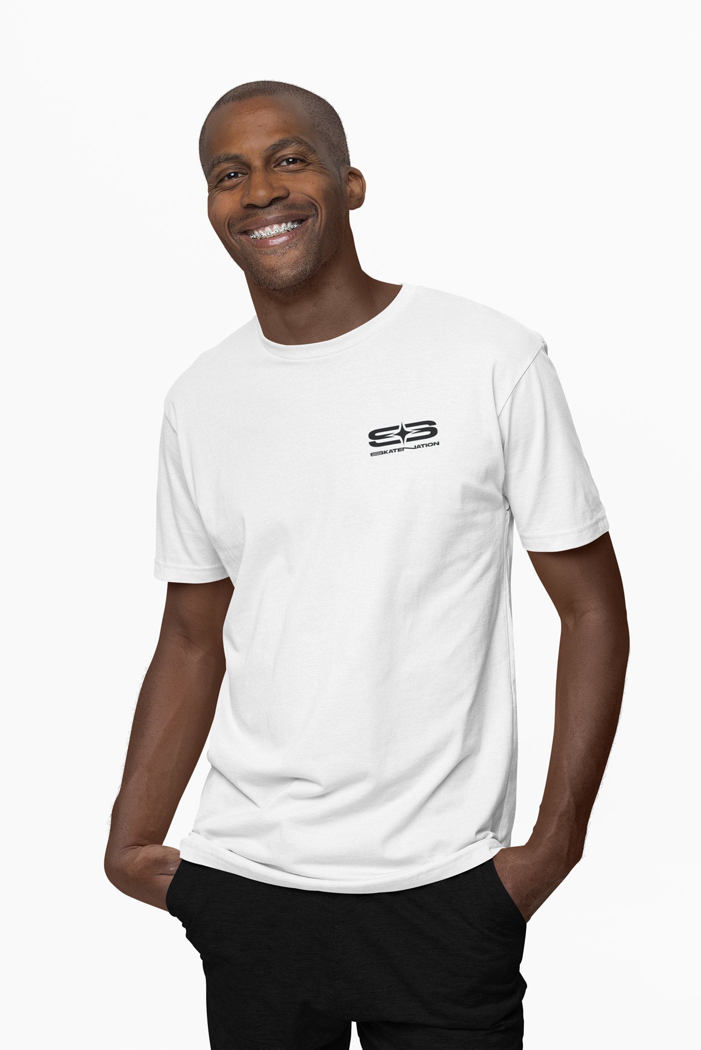 White SkateNation T-Shirt - SkateNation